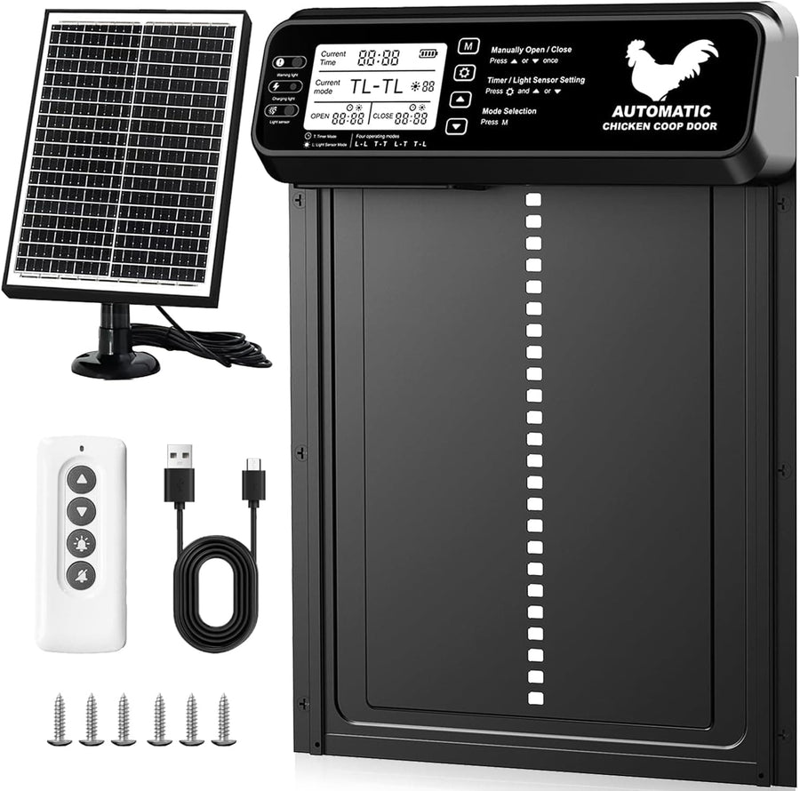 Porte Automatique Poulailler Solaire