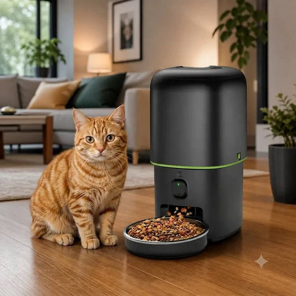 Distributeur de croquettes chat caméra intelligente - Zéro stress | FeliCare™