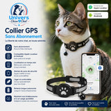 Collier GPS Sans Abonnement pour chat, IOS & Android