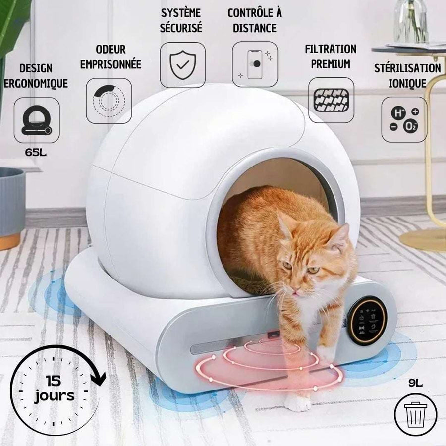 Bac à Litière Autonettoyant Intelligent pour Chat FeliCare™